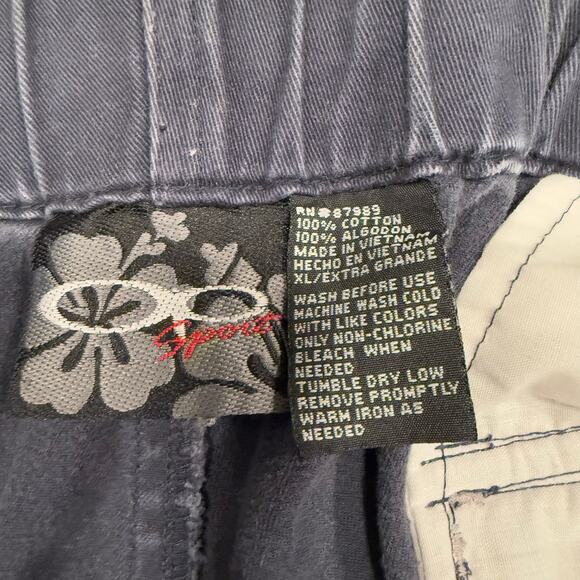 Vintage OP Sport Y2K Navy Blue Cargo Shorts | Men's XL - Picture 4 of 7